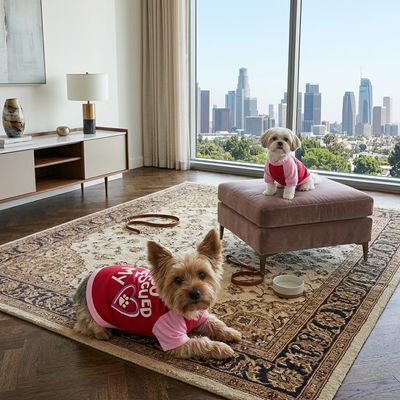 My heart Pet Shirt - Red