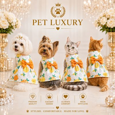 Good Vibes Summer Pet Luxury Dress