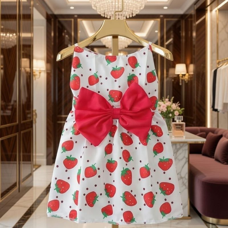 Berry Summer Pet - Dog Or Cat Dress Berry Summer Pet - Dog Or Cat Dress