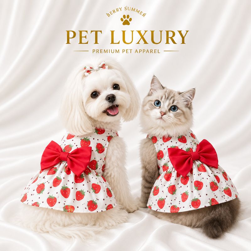 Berry Summer Pet Luxury - Dog Or Cat Dress