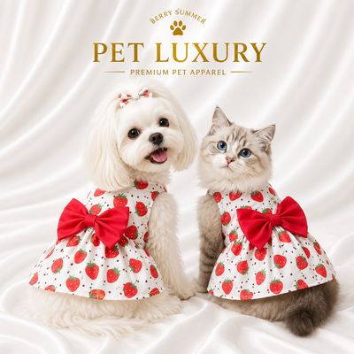 Berry Summer Pet Luxury - Dog Or Cat Dress