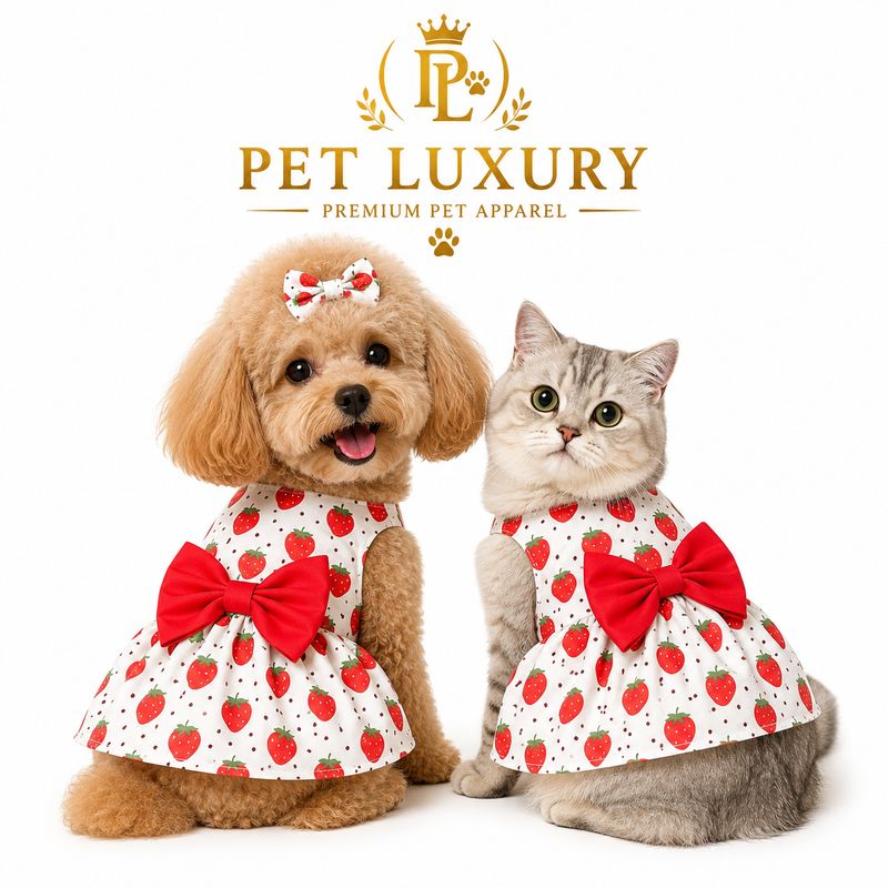 Berry Summer Pet Luxury - Dog Or Cat Dress
