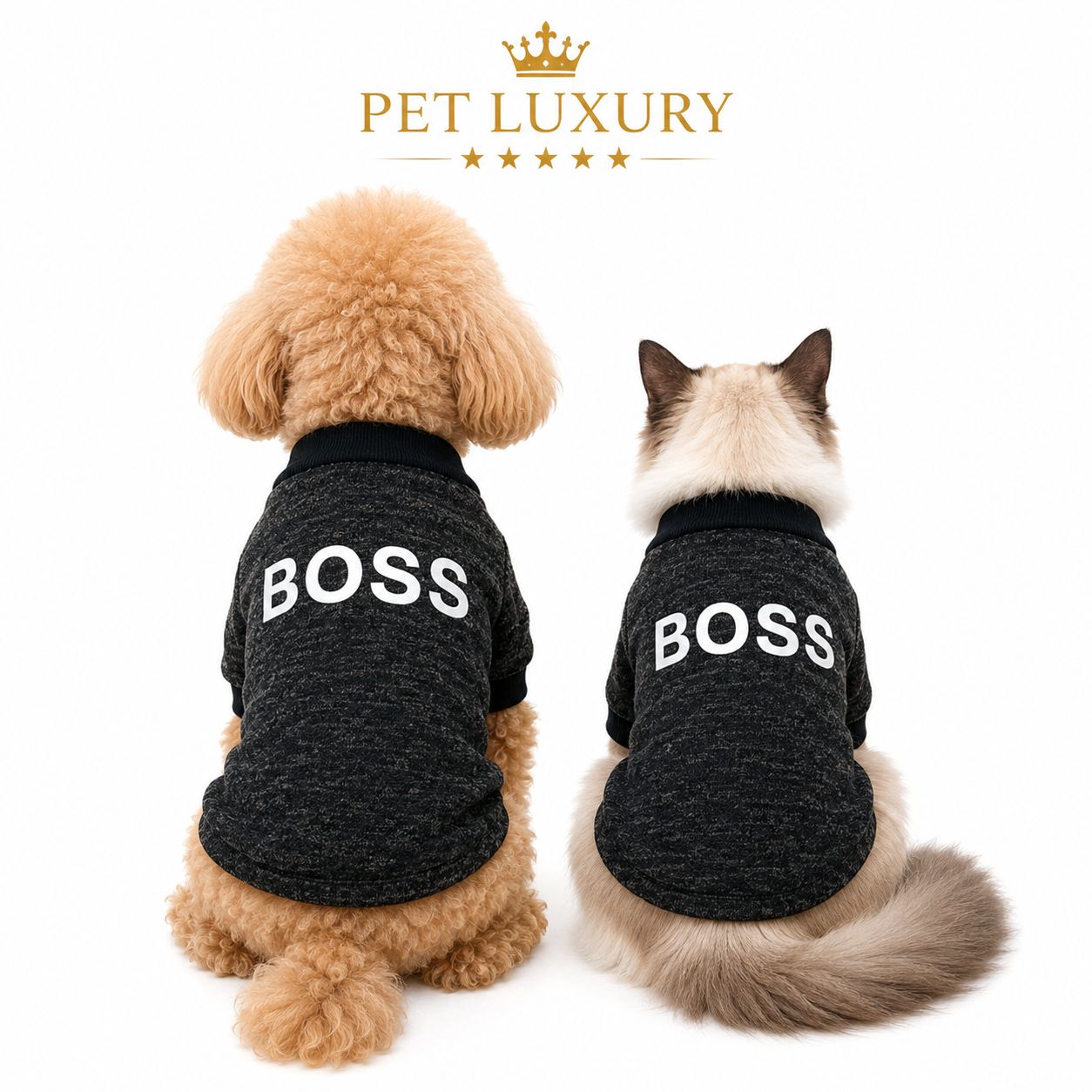Boss Black Pet Dog Or Cat Shirt