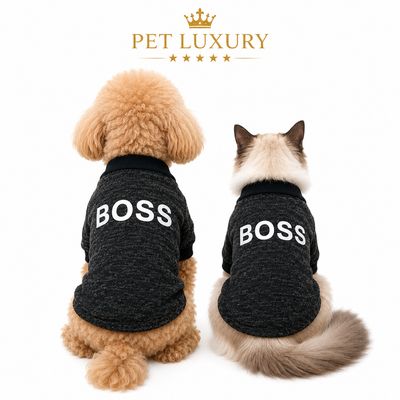 Boss Black Pet Dog Or Cat Shirt