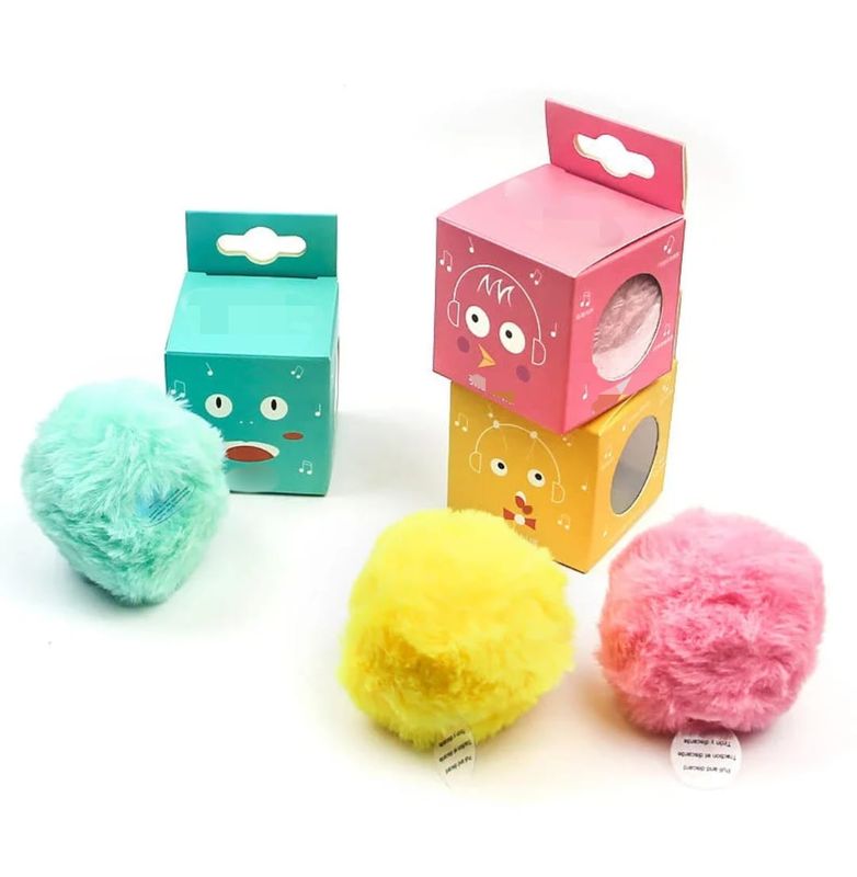 Furry Love Gravity Pet Yellow Ball