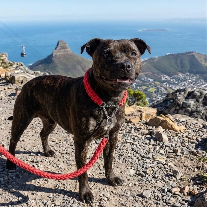 VIP PAWS Dog Collar And Leach - Black