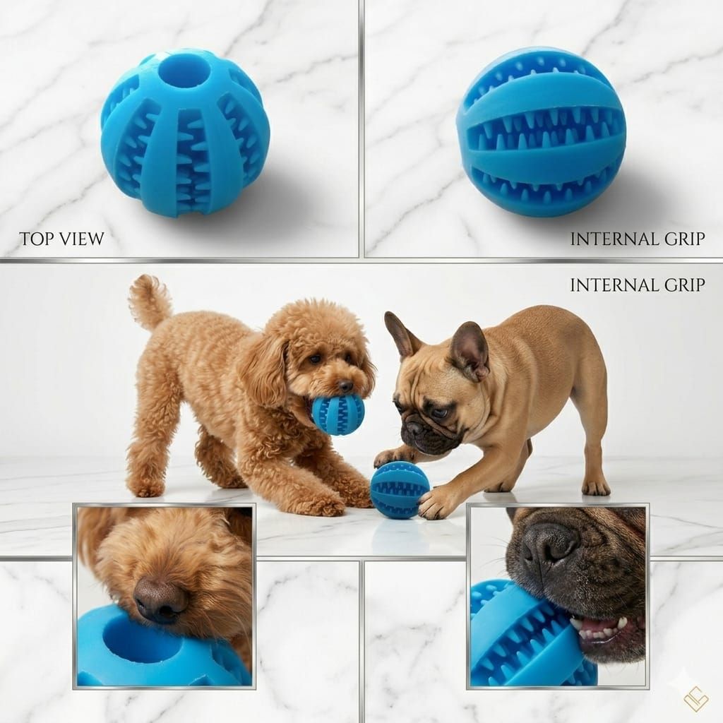 Coco Paw Dog Feeder Ball - Blue Coco Paw Dog Feeder Ball - Blue