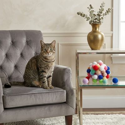 Pet Luxury Fluffy Cat Play Ball