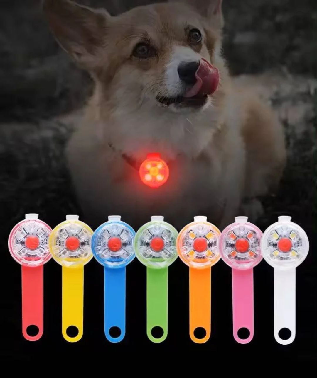 Glow Paw Dog Leach Neck Collar Glow Paw Dog Leach Neck Collar