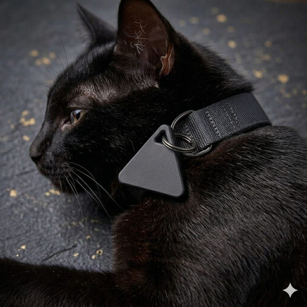 Pet Luxury Dog And Cat Pet Tracker-Black