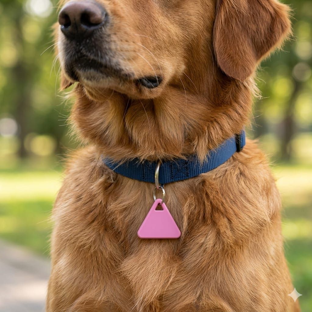 Pet Luxury Dog And Cat Pet Tracker-Pink