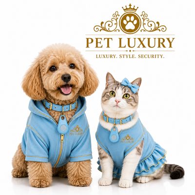 PetLuxury.app Companion Dog And Cat Blue Tracker