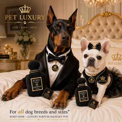 KOKO NOIR – Luxury Parfum Squeaky Toy – KOKO Luxury Pet Toy Collection