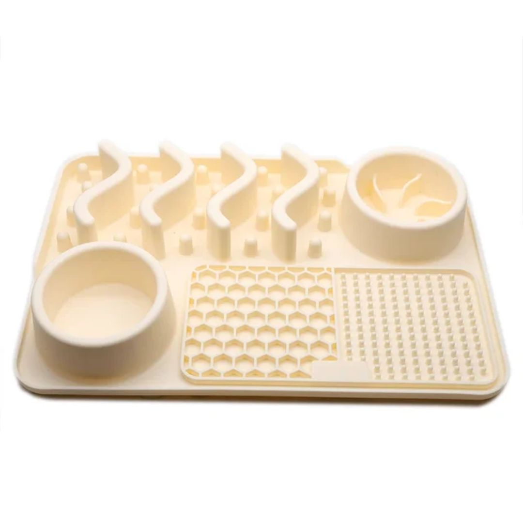 Multifunctional Pet Feeder - Beige