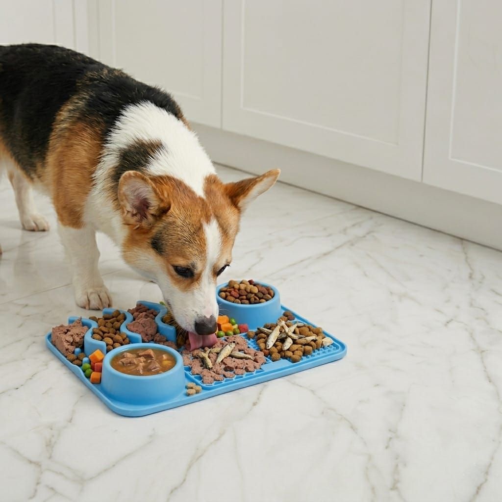 Multifunctional Pet Feeder-Sky Blue