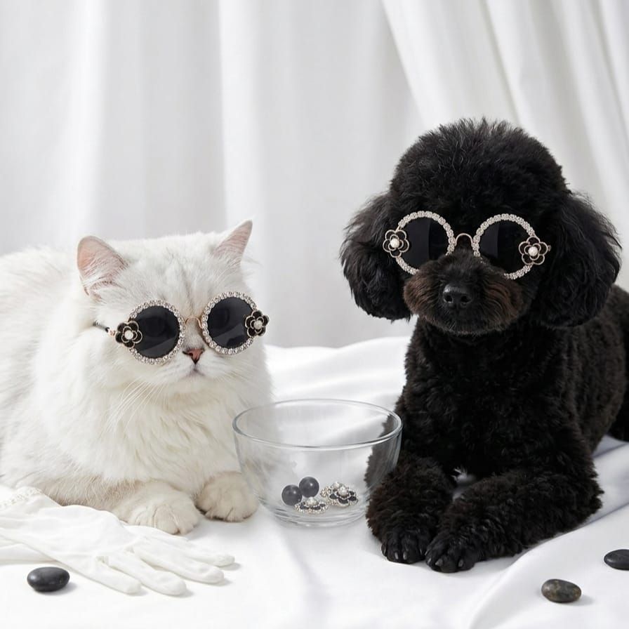 Pet Luxury Stylish Tails Dog And Cat Glasses Pet Luxury Stylish Tails Dog And Cat Glasses
