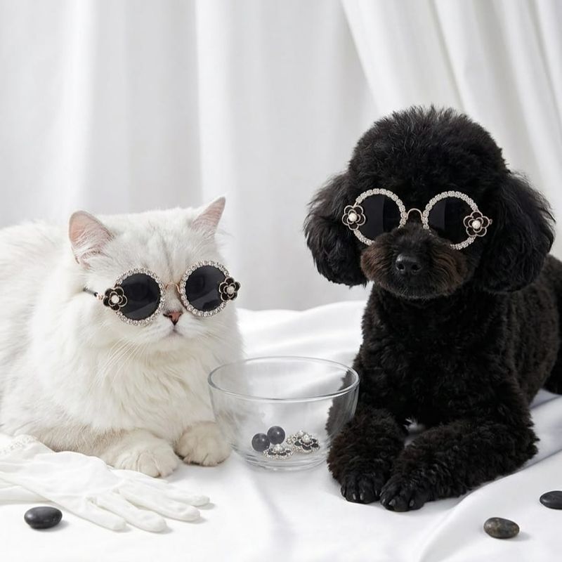 Pet Luxury Stylish Tails Dog And Cat Glasses Pet Luxury Stylish Tails Dog And Cat Glasses