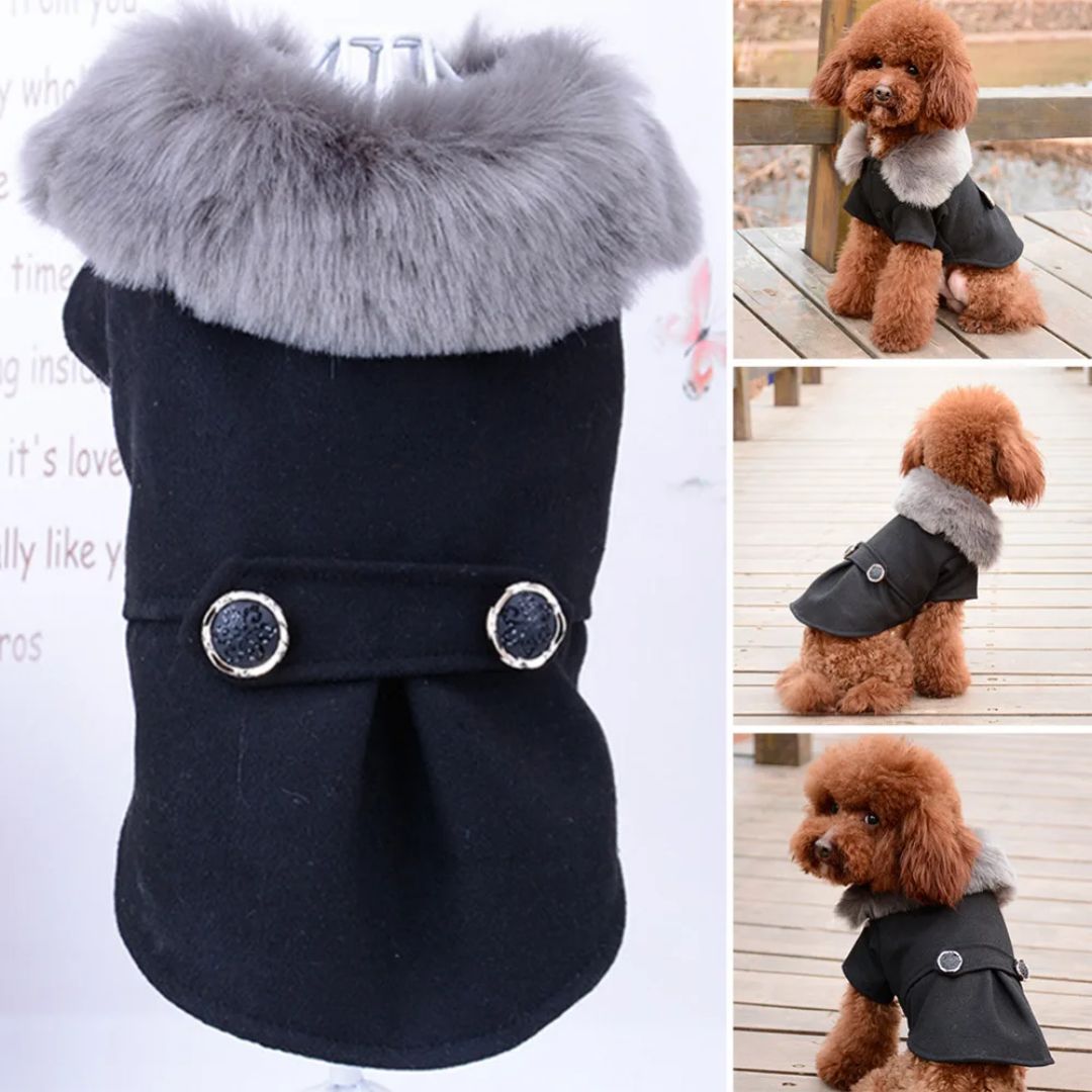 Pet Luxury New York Fashion Furry Dog Jacket
