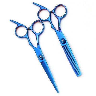 Pet Luxury Glam Pet Grooming Scissors-Blue