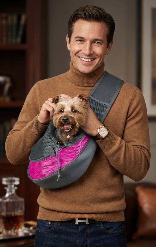 PAWS Dog Cat Shoulder Carrier Bag