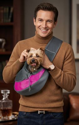 PAWS Dog Cat Shoulder Carrier Bag