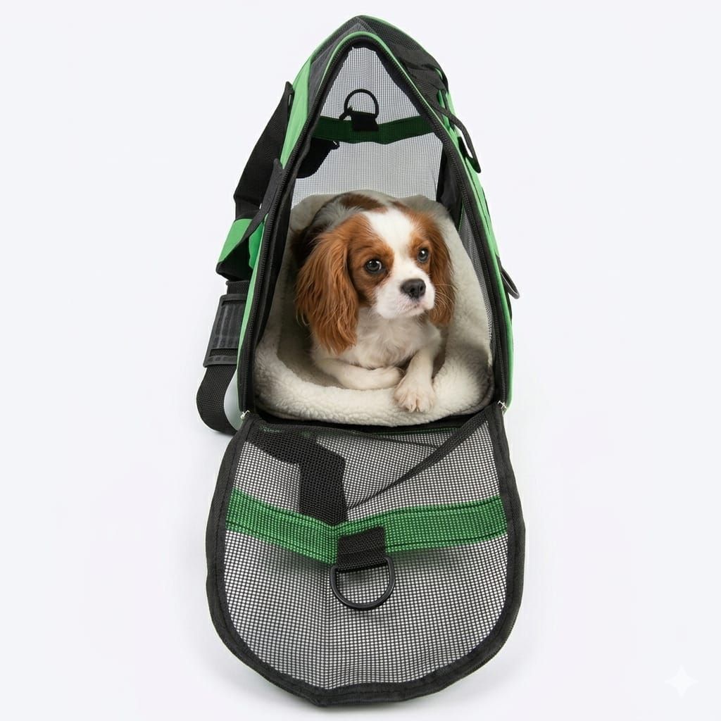 Pet Travel Time Bag - Green