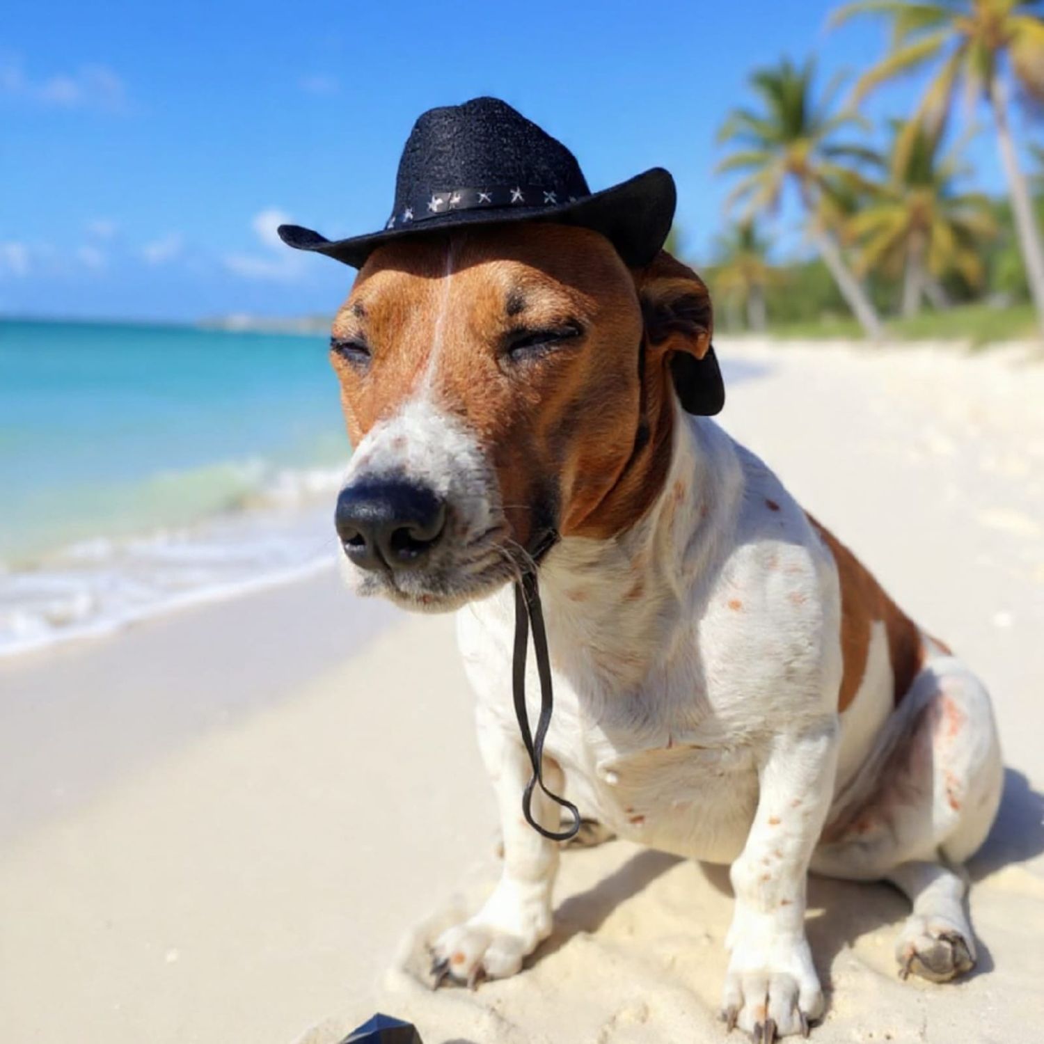 Pet Luxury Black Cowboy Dog And Cat Fashion Hat