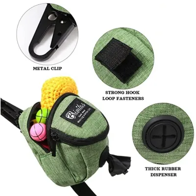 2-in-1 Pet Luxury Favorite Paws Pet Backpack — Emerald Green