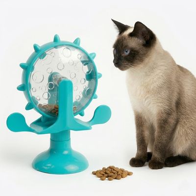 Kitty Cat Play Turquoise Feeder