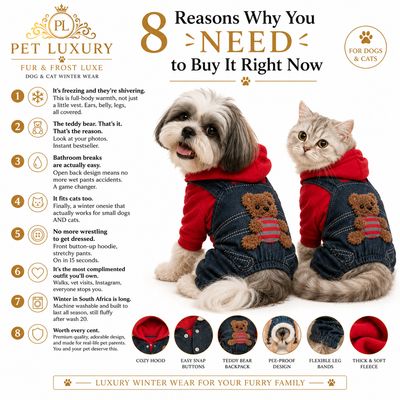 Pet Luxury – Fur & Frost Luxe Dog & Cat Winter Wear Clothing