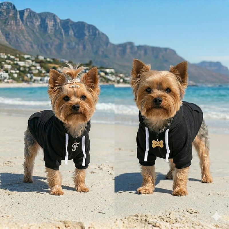 Timeless Tails Pet Hoodie-Black
