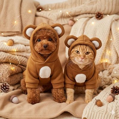 Luxury Pet Attire Pet-Brown Luxury Pet Attire Pet-Brown