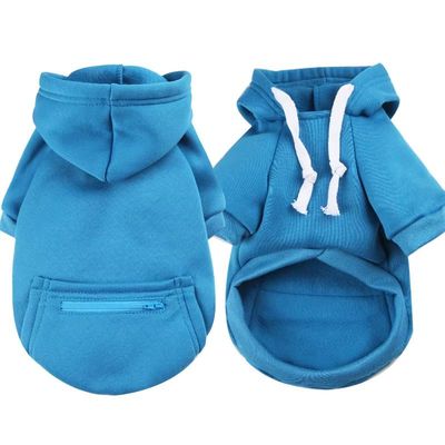 Timeless Tails Pet Luxury Designer Dog Hoodie Shirt – Blue