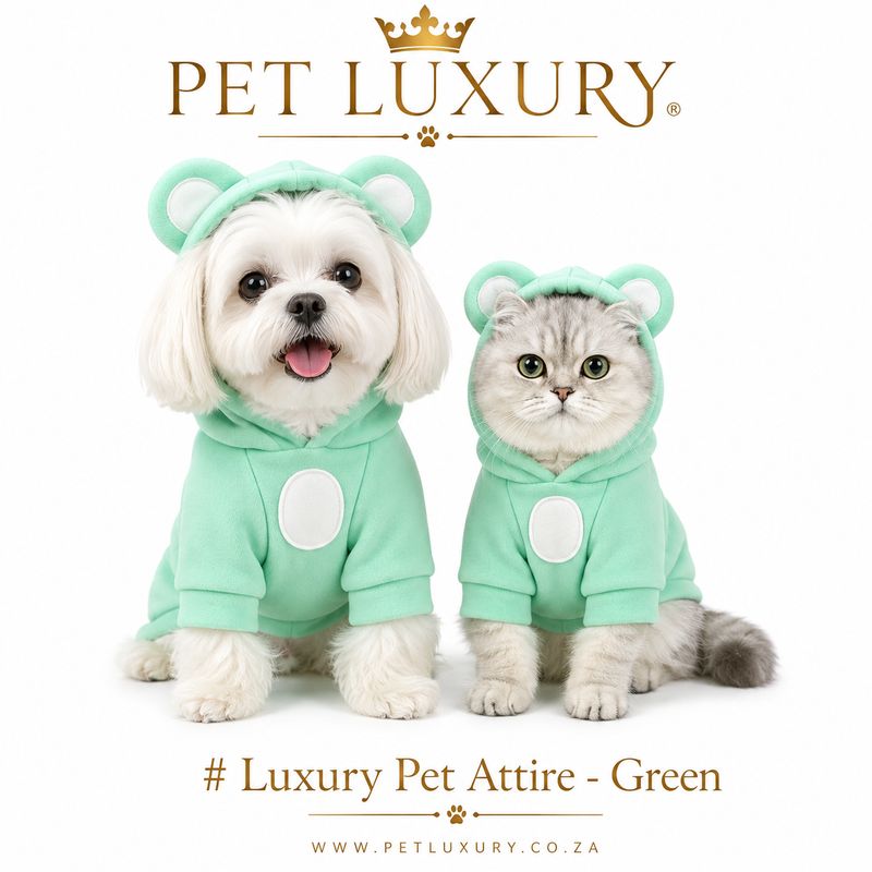 Pet Luxury Cat And Dog Attire - Green Jersey