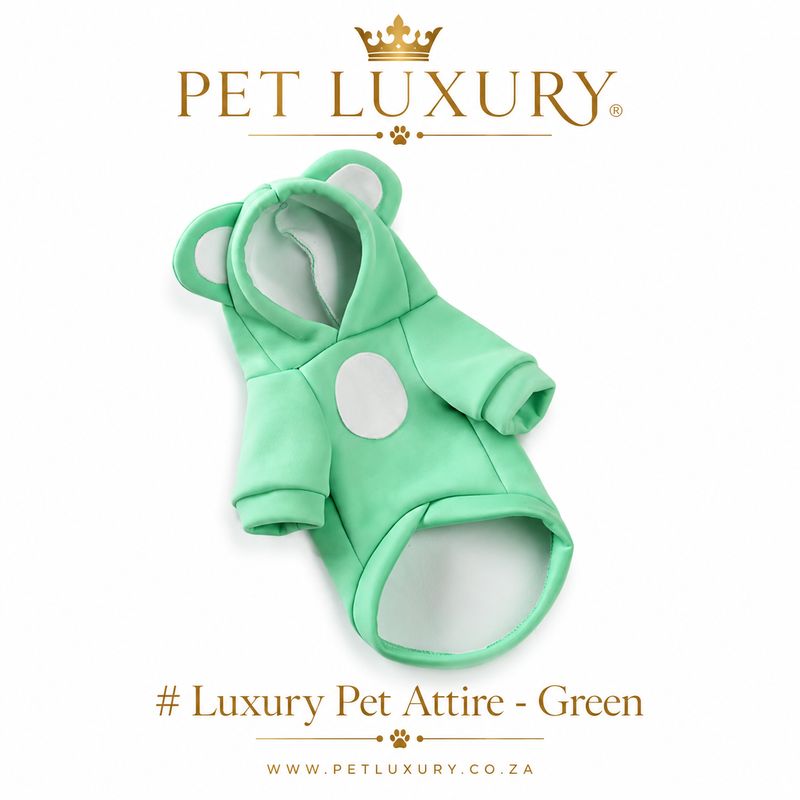 Pet Luxury Cat And Dog Attire - Green Jersey