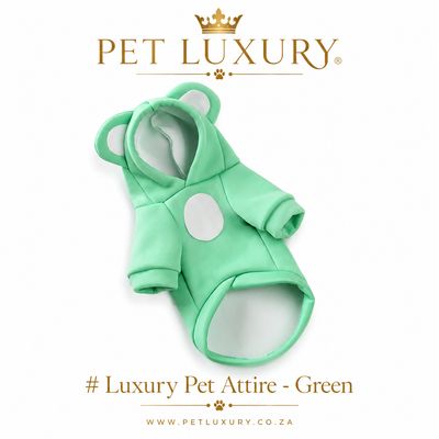 Pet Luxury Cat And Dog Attire - Green Jersey