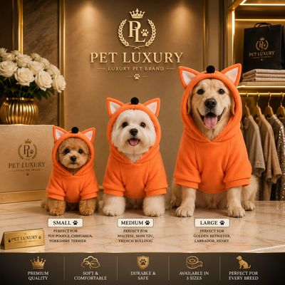 Per Luxury Dog And Cat Jersey Clothing Attire - Orange
