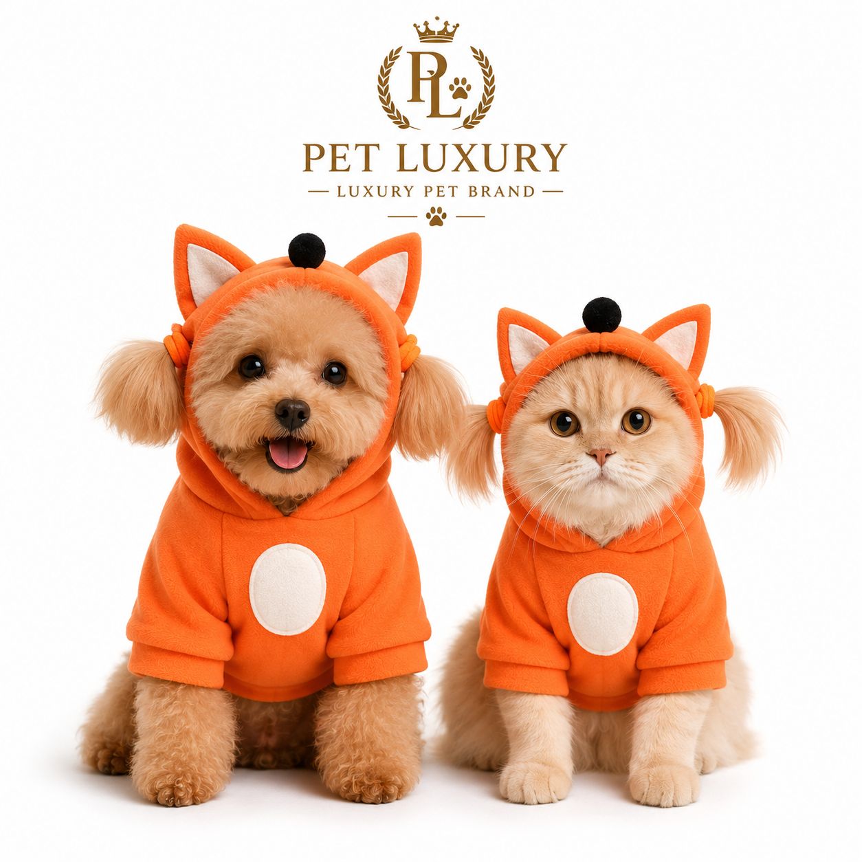 Per Luxury Dog And Cat Jersey Clothing Attire - Orange Per Luxury Dog And Cat Jersey Clothing Attire - Orange