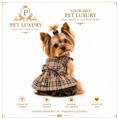 Adorable Pet Luxury Dog And Cat Pet Bow Skirt