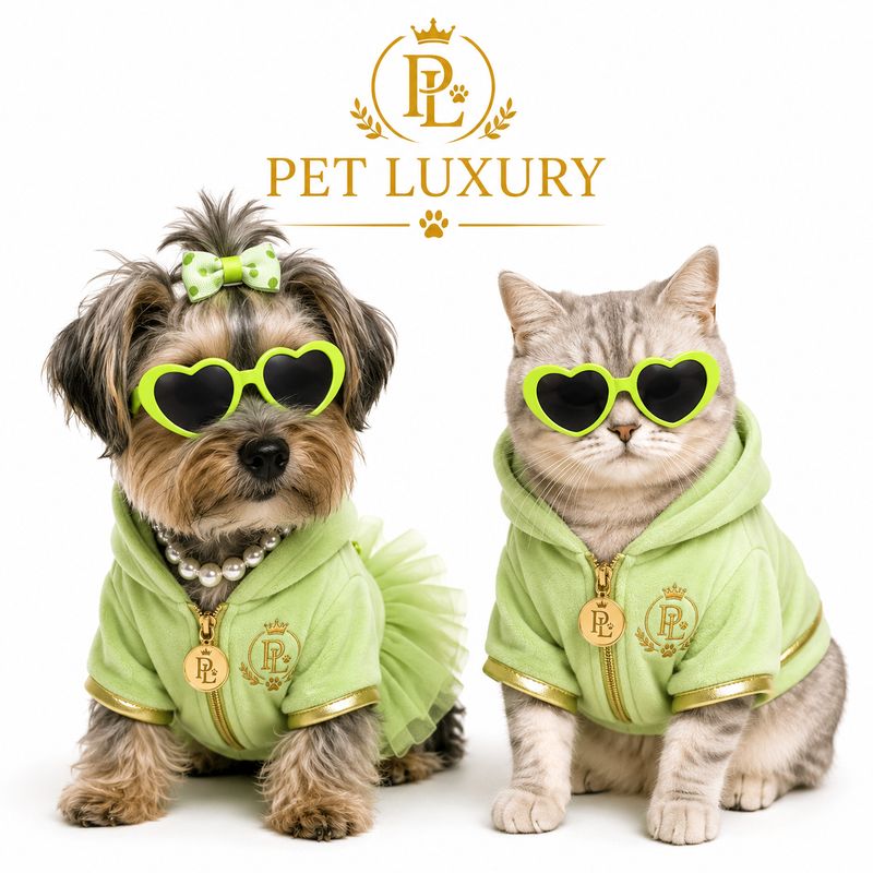 Pet Luxury Green Dog And Cat Sunglasses Pet Luxury Green Dog And Cat Sunglasses