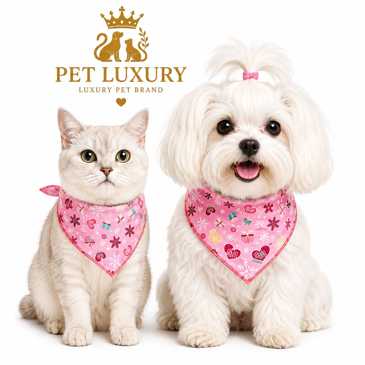 Dog Or Cat Puppy Pink Bandana Dog Or Cat Puppy Pink Bandana