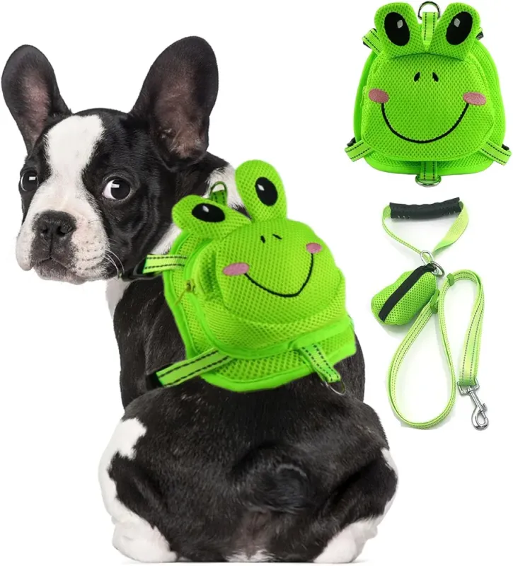 Pet Luxury Froggy Dog Backpack Bag Pet Luxury Froggy Dog Backpack Bag