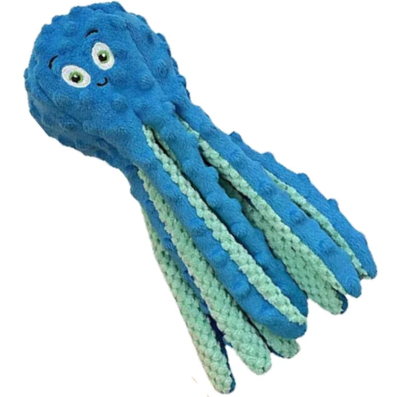 Pet Luxury Dog Plush Squeaky Toy Oceano-Blue