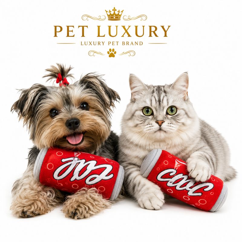 Pet Luxury Soft Squeaky Plush Can Dog Toy Pet Luxury Soft Squeaky Plush Can Dog Toy