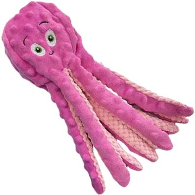 Pet Luxury Dog Plush Squeaky Toy Oceano-Pink