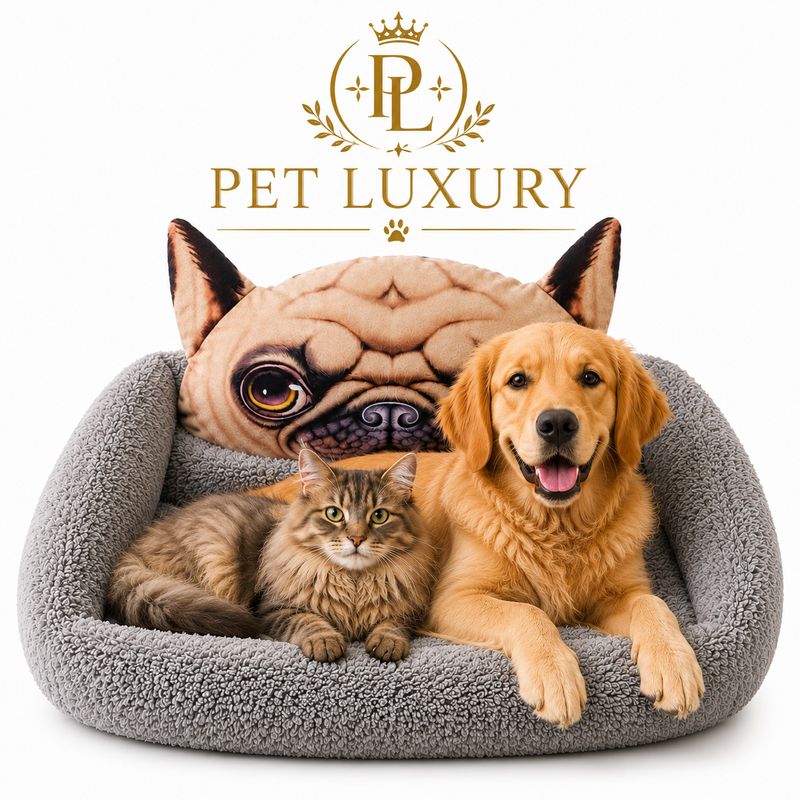 Pet Luxury Fluffy 3D Luxurious Dog And Cat Bed
