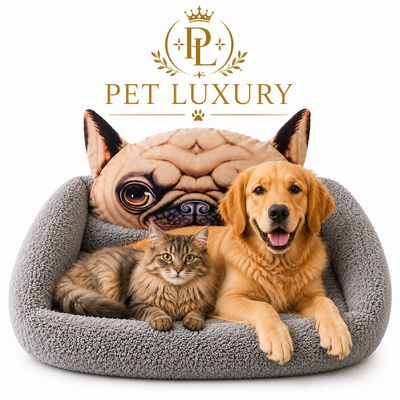 Pet Luxury Fluffy 3D Luxurious Dog And Cat Bed Pet Luxury Fluffy 3D Luxurious Dog And Cat Bed