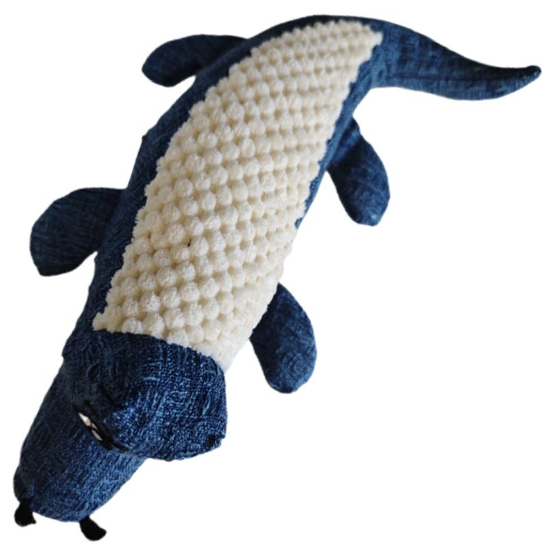 Pet Luxury Crocodile Plush Squeaky Dog Toy