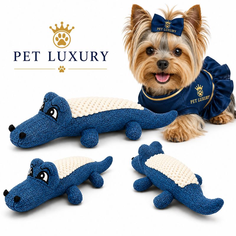 Pet Luxury Crocodile Plush Squeaky Dog Toy Pet Luxury Crocodile Plush Squeaky Dog Toy