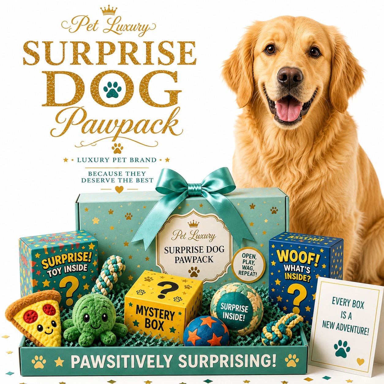 Dog Surprise PAWPACK from Pet Luxury